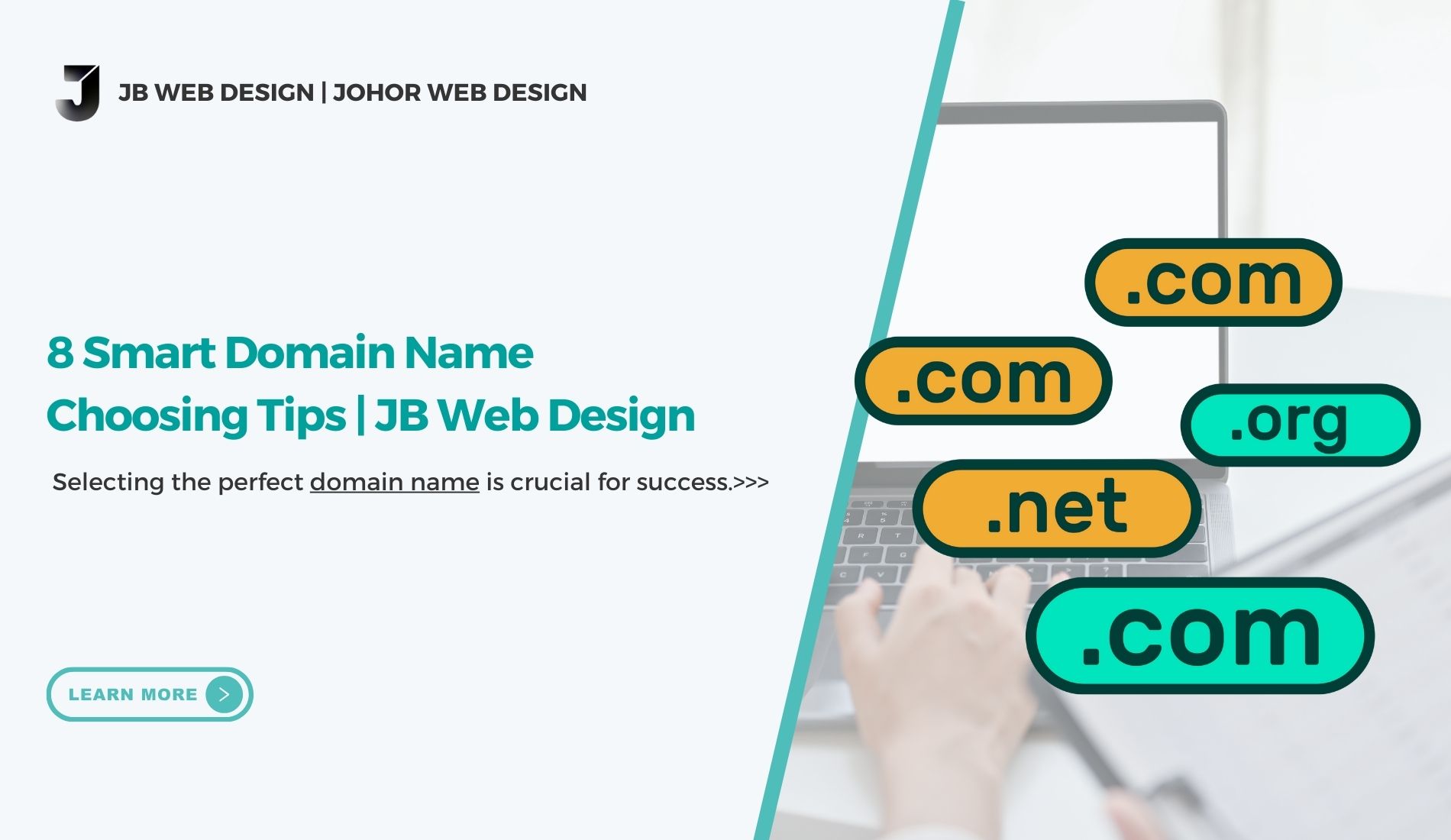 jb web design domain name choosing tip