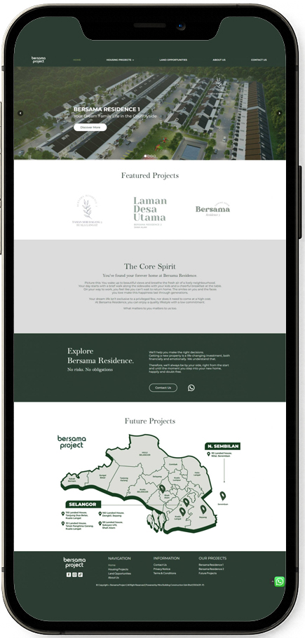JB Web Design Bersama Project Mobile