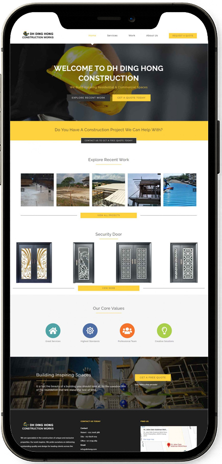 ding-hong-construction-mobile JB Web Design Ding Hong Construction Mobile