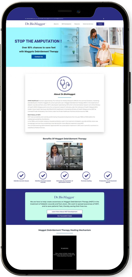 dr-bio-maggot-mobile JB Web Design Dr Bio Maggot Mobile