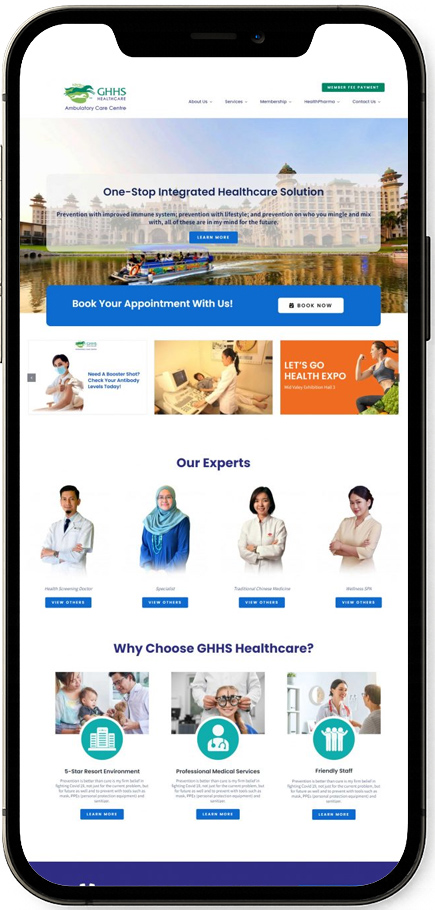 JB Web Design GHHS Mobile