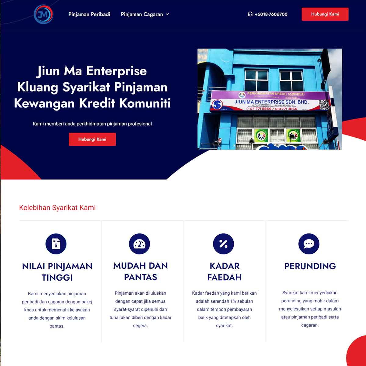 JB Web Design Jiunma Enterprise Preview