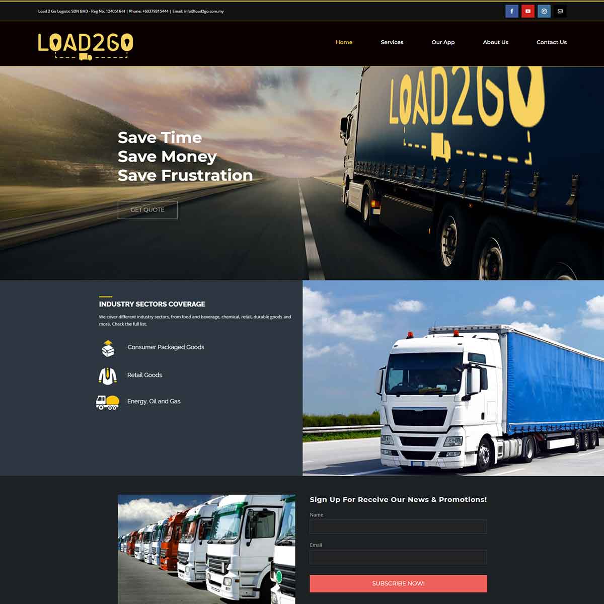 JB Web Design Load 2 Go Preview