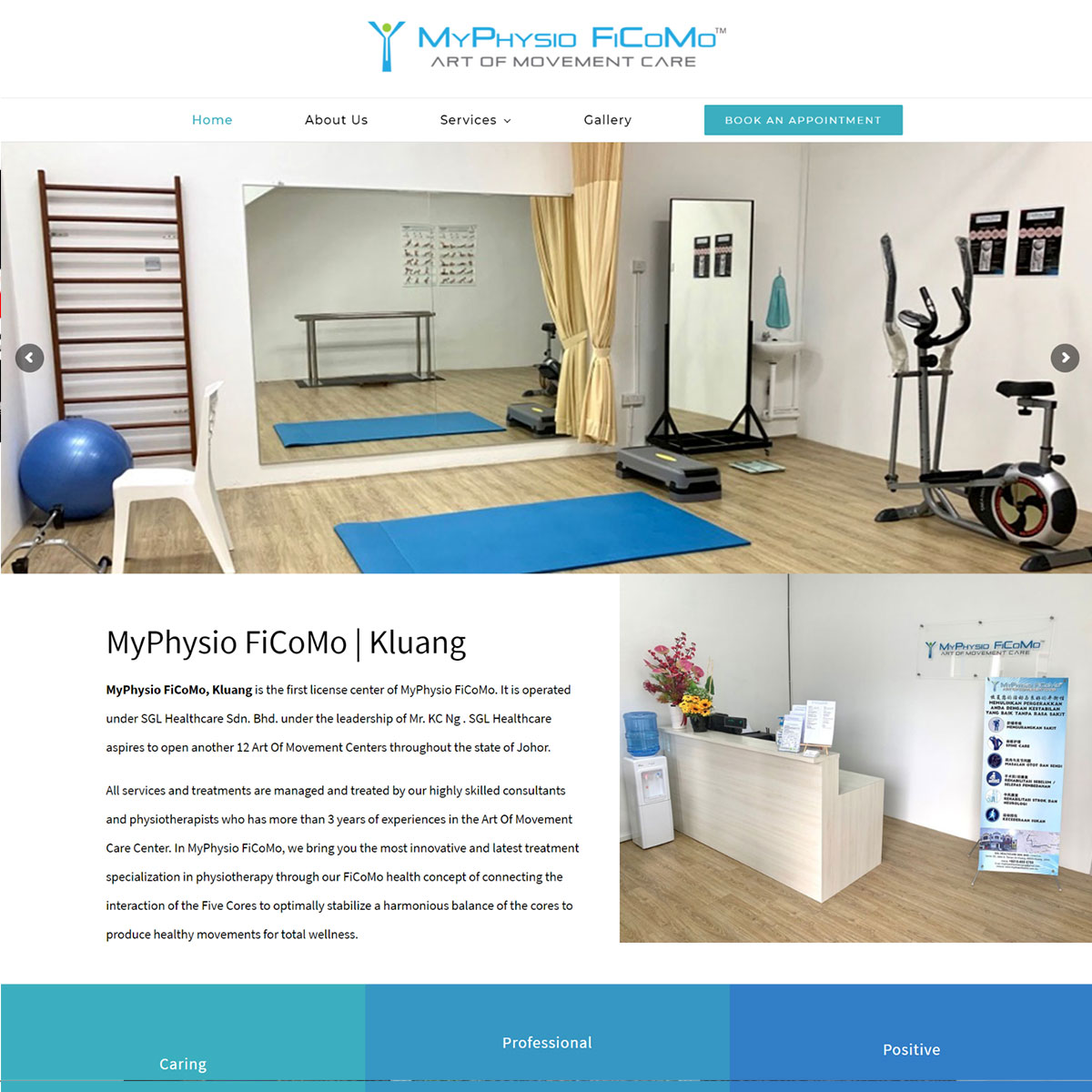JB Web Design MyPhysio Preview