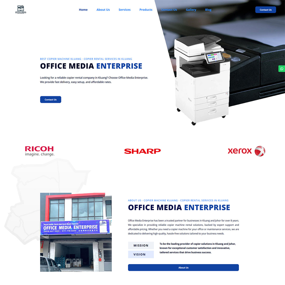 JB Web Design Portfolio Office Media Preview