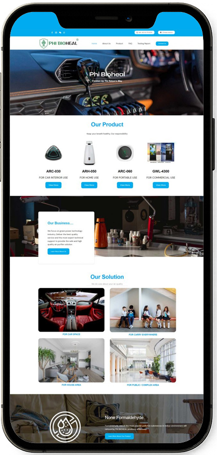 phi-bioheal-mobile JB Web Design Phi Bioheal Mobile