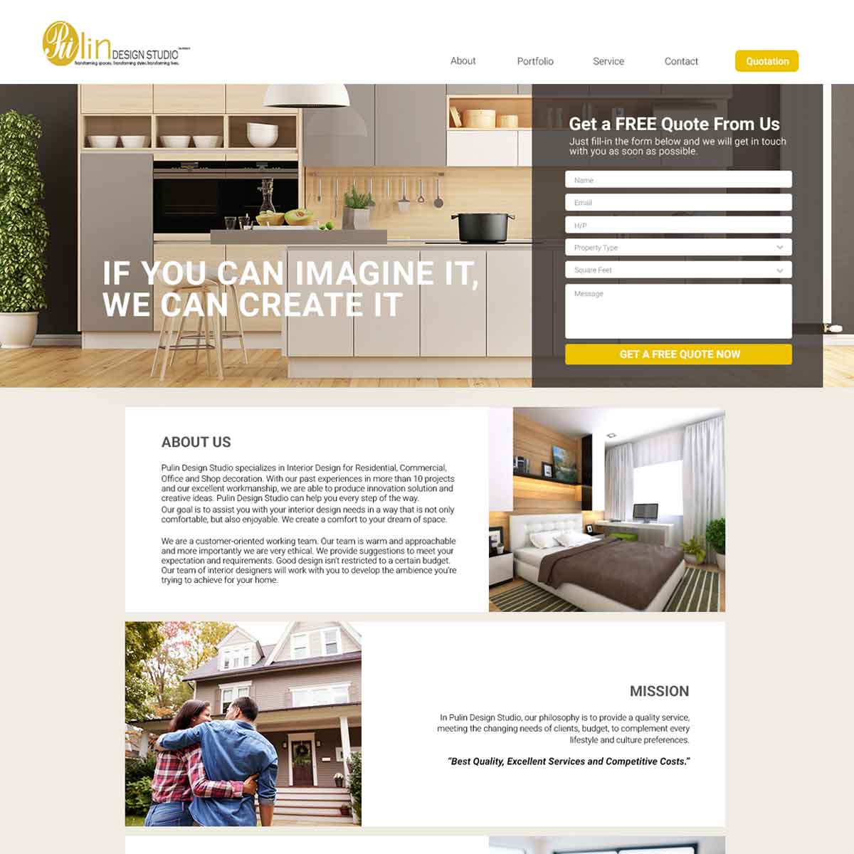 JB Web Design Pulin Design Preview