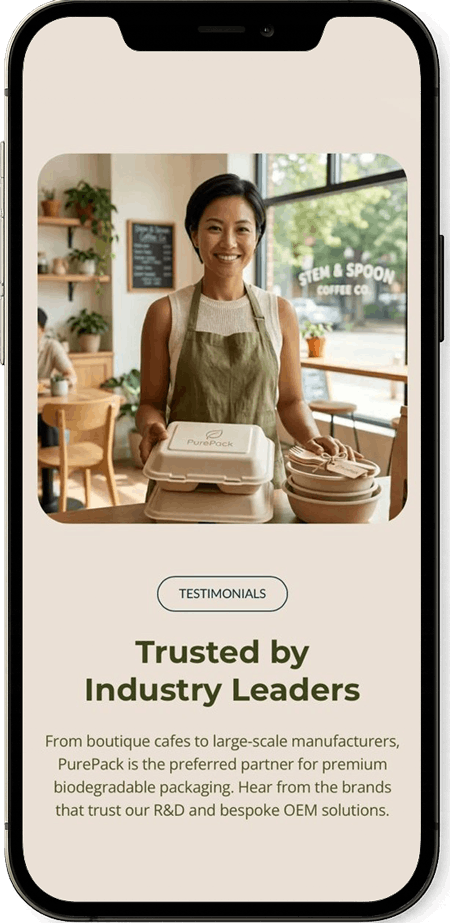 JB Web Design Portfolio PurePare Mobile