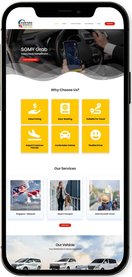 JB Web Design SGMY Grab Mobile