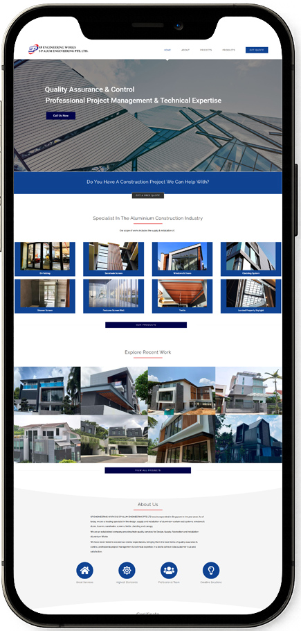 sp-engineering-mobile JB Web Design SP Engineering Mobile