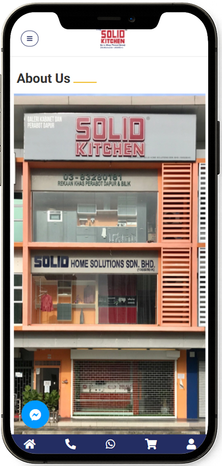 the-solid-kitchen-mobile-screen JB Web Design The Solid Kitchen Mobile