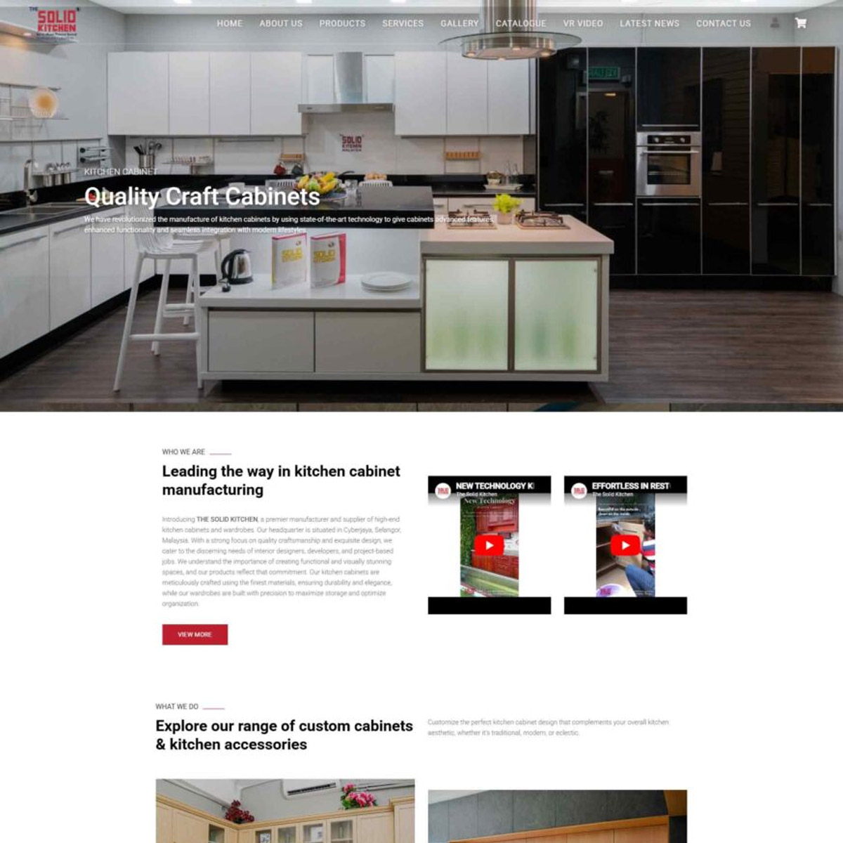 JB Web Design The Solid Kitchen Preview