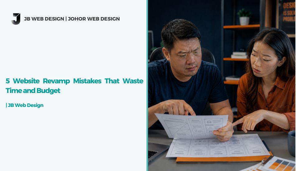 website revamp mistakes planning