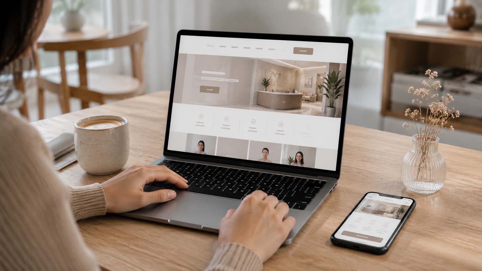 beauty clinic website