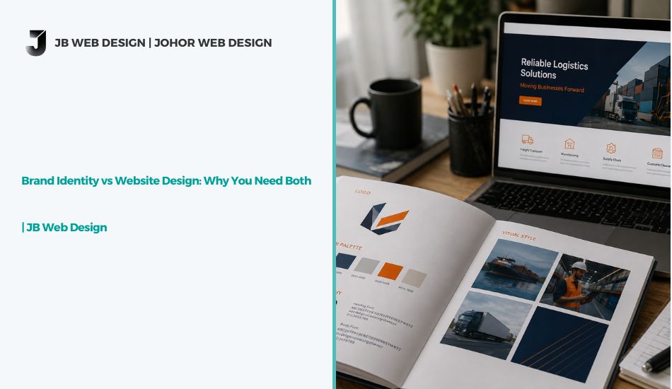 brand identity vs website design