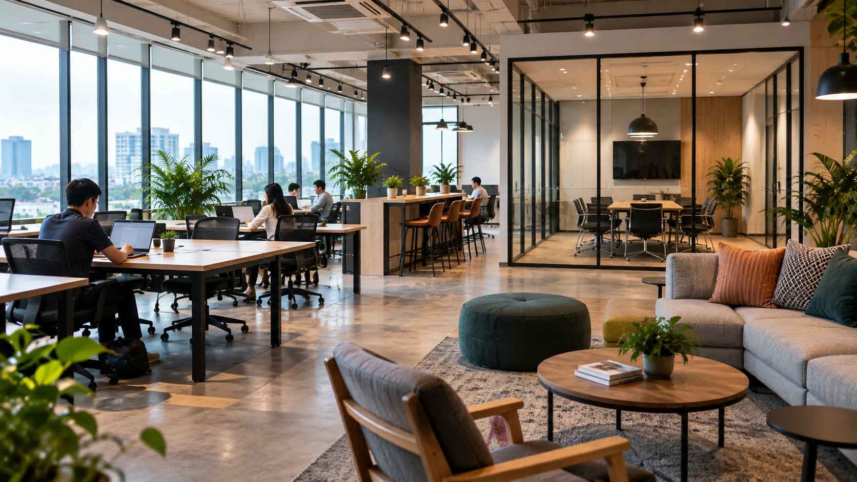 coworking and serviced office website