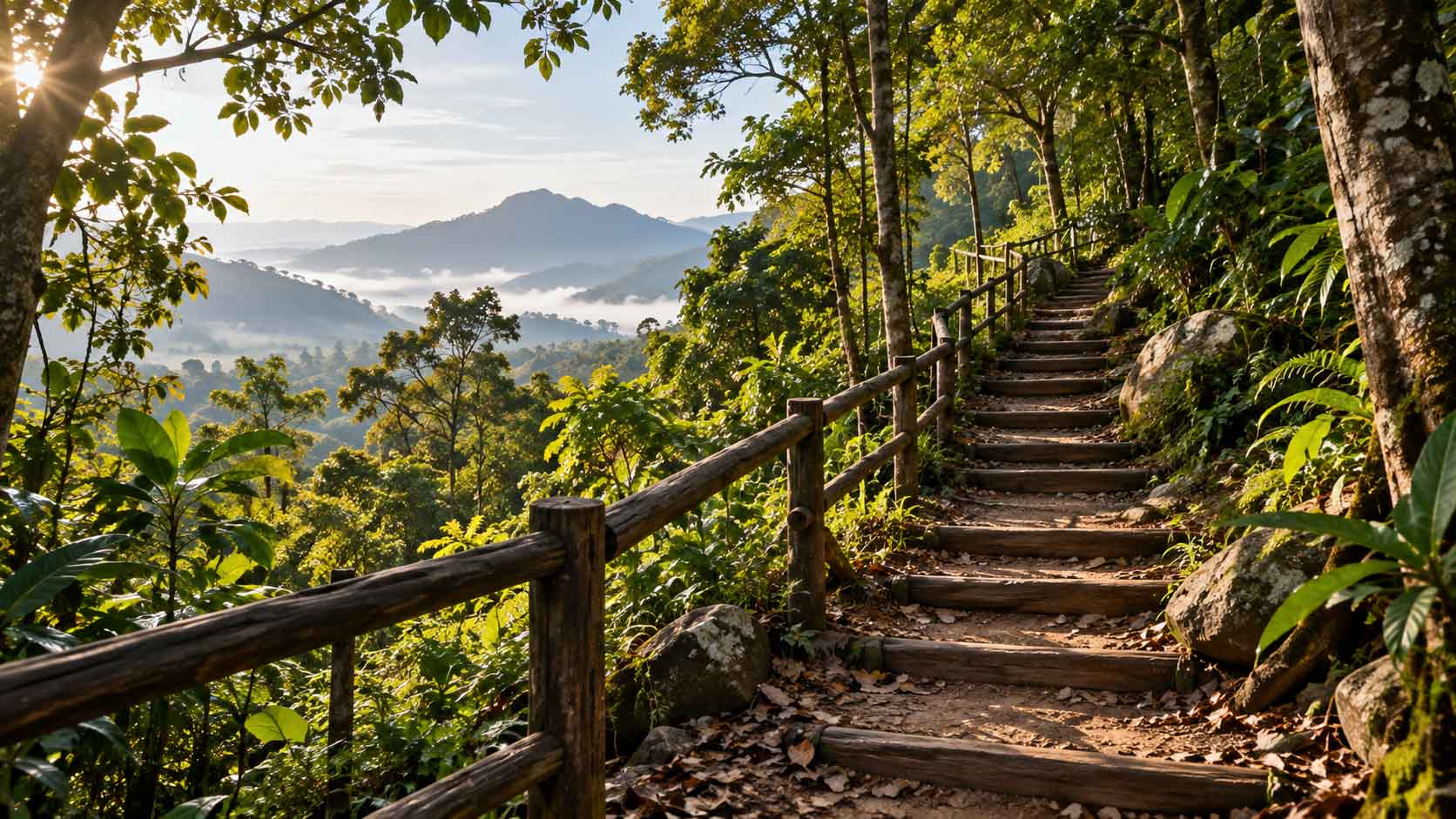 Gunung Lambak hiking trail in Kluang
