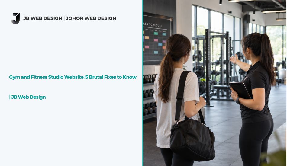 gym and fitness studio website