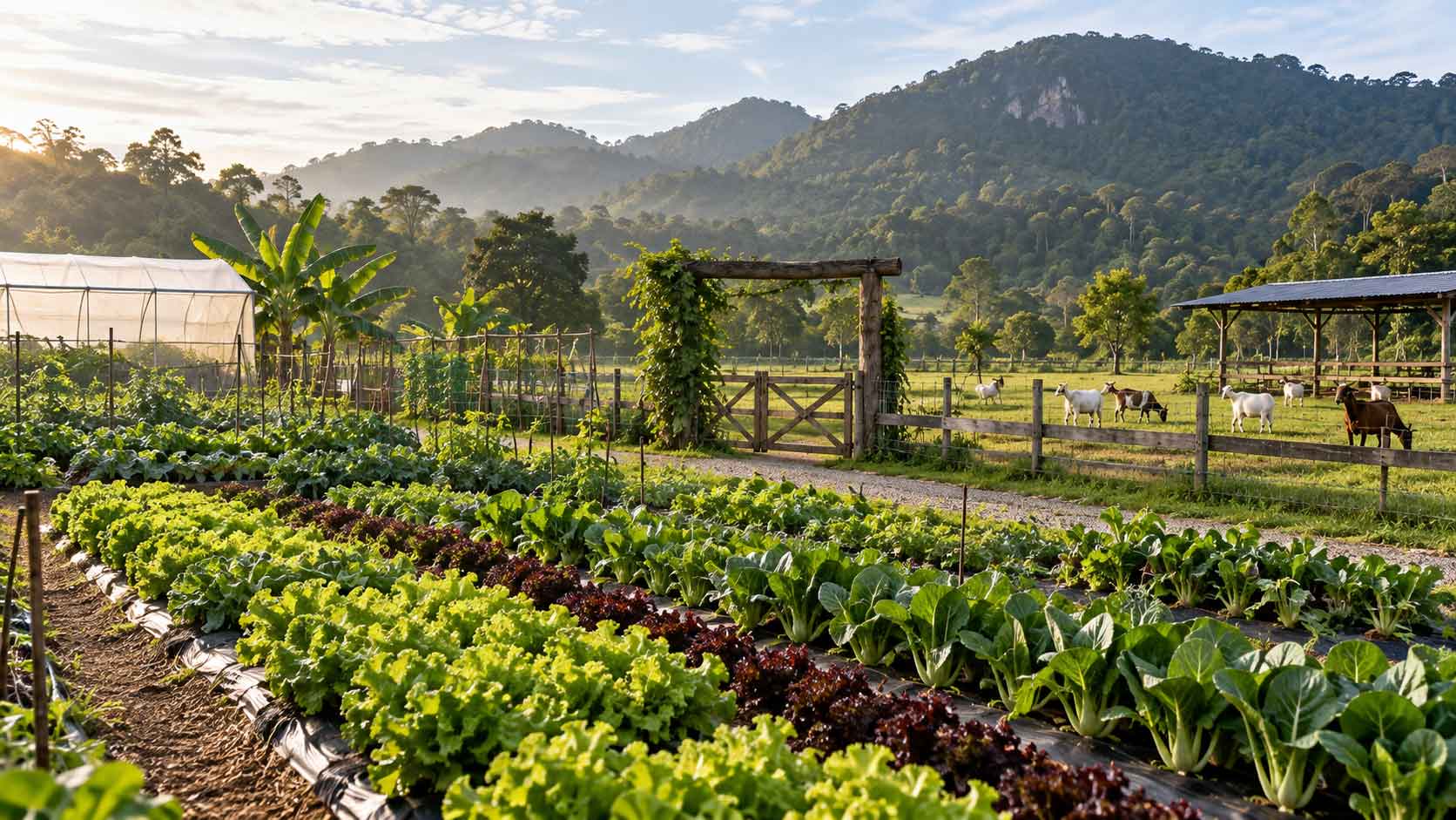 Organic farm and agro-tourism in Kluang