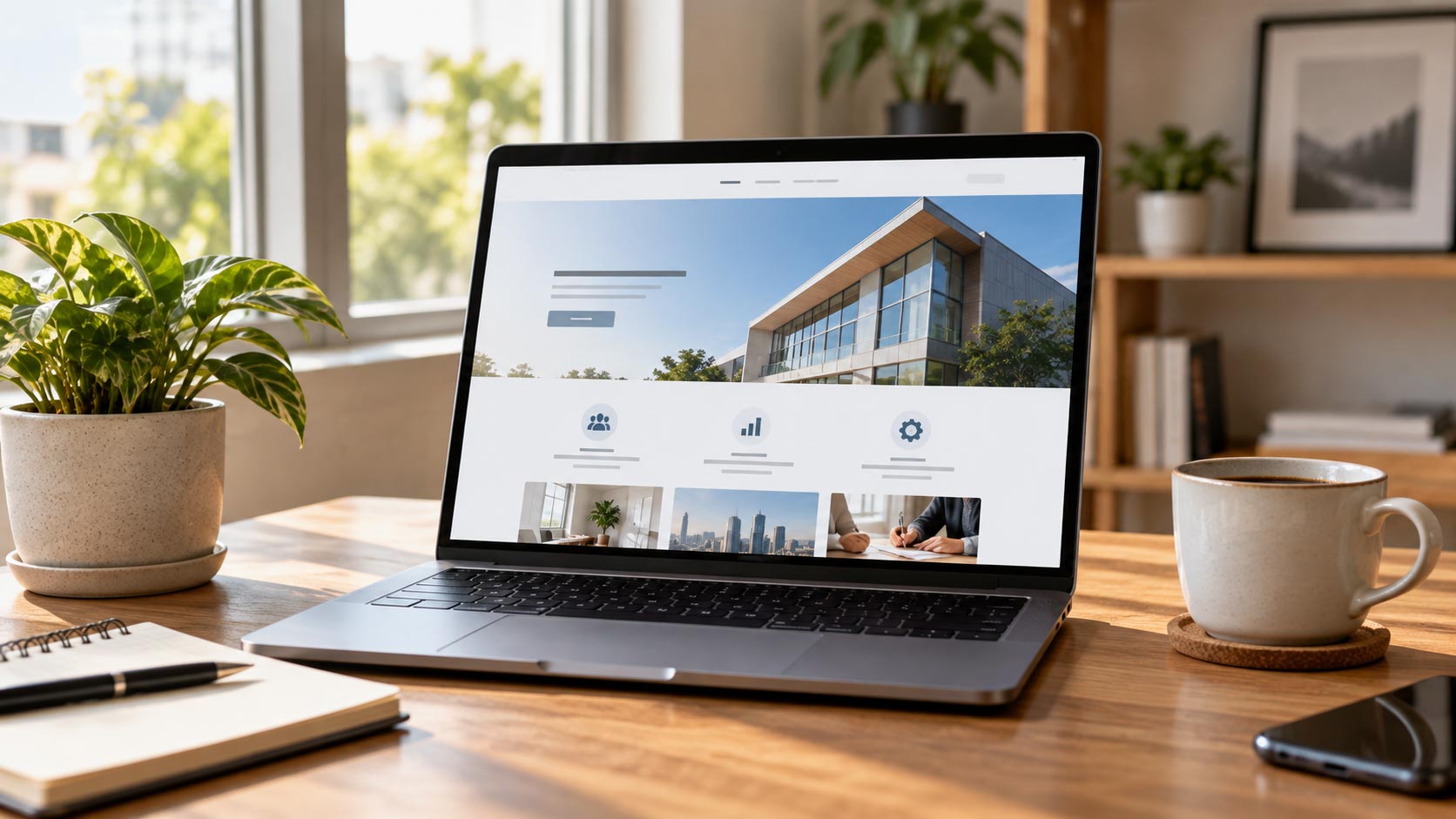 Web design and SEO Kluang website mockup example