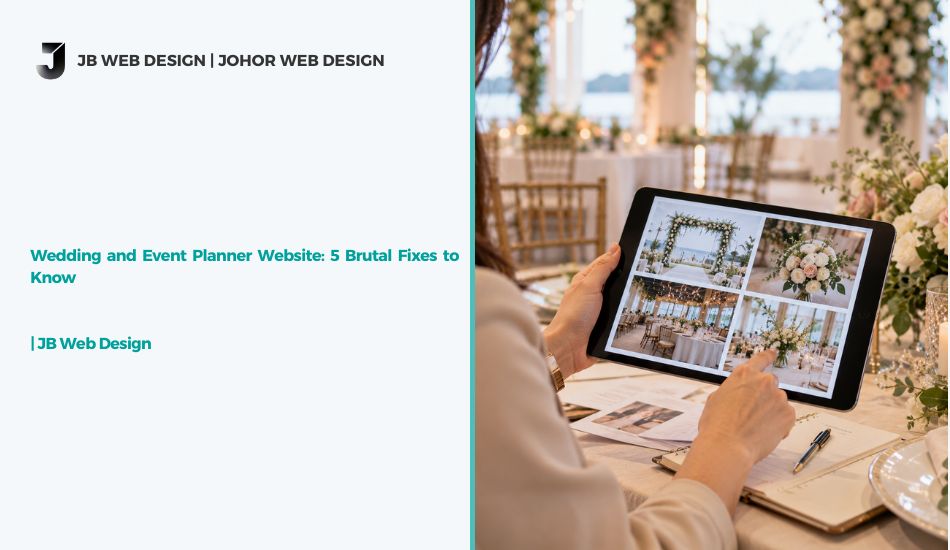 wedding and event planner website