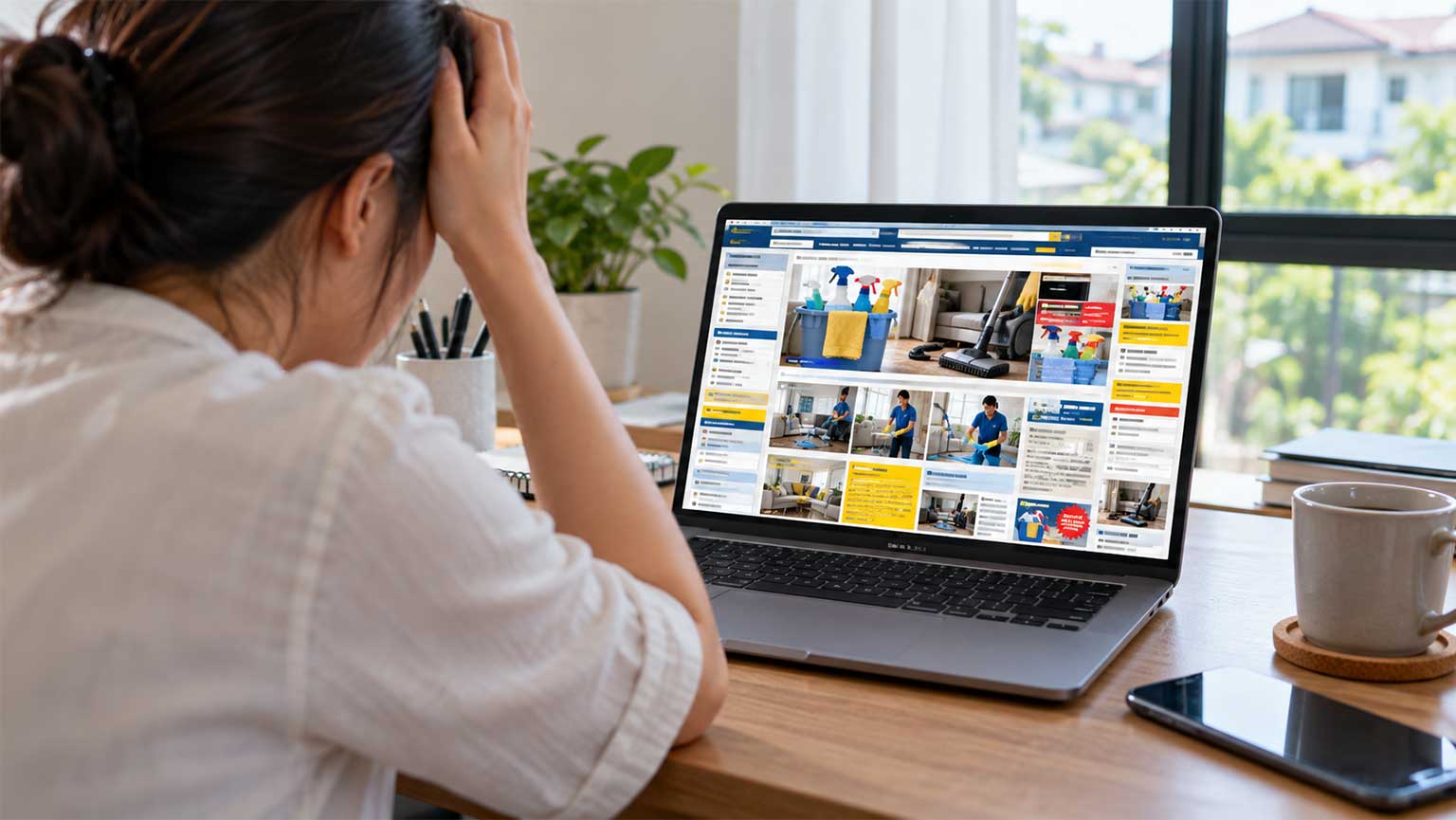 common mistakes on cleaning services websites